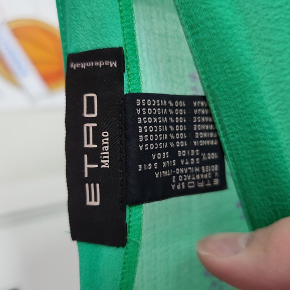 ETRO PONCHO WITH SWAROVSKI CRYSTALS - Picture 3 of 6